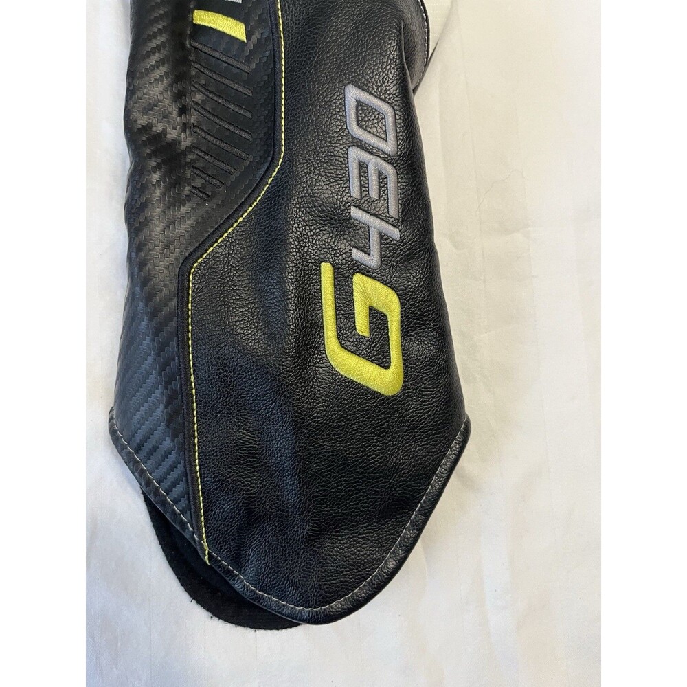 PING G430 Driver Headcover - Black/White/Yellow - Genuine Leather - Excellent - Picture 3 of 6